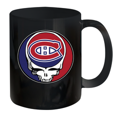 Montreal Canadiens Grateful Dead Steal Your Face Hockey NHL Ceramic Mug 11oz Ceramic Mug 11oz - VeigarTee