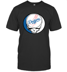 Los Angeles Dodgers Grateful Dead Steal Your Face Baseball Mens T-Shirt