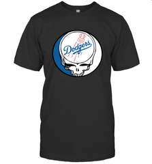 Los Angeles Dodgers Grateful Dead Steal Your Face Baseball Mens T-Shirt Mens T-Shirt - VeigarTee