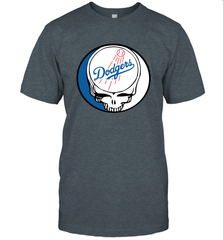 Los Angeles Dodgers Grateful Dead Steal Your Face Baseball Mens T-Shirt Mens T-Shirt - VeigarTee