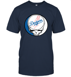 Los Angeles Dodgers Grateful Dead Steal Your Face Baseball Mens T-Shirt