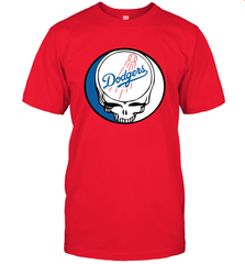 Los Angeles Dodgers Grateful Dead Steal Your Face Baseball Mens T-Shirt Mens T-Shirt - VeigarTee