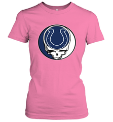 Indianapolis Colts Grateful Dead Steal Your Face NFL Football Womens T-Shirt Womens T-Shirt - VeigarTee