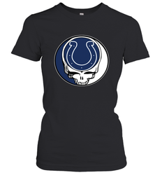 Indianapolis Colts Grateful Dead Steal Your Face NFL Football Womens T-Shirt