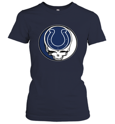 Indianapolis Colts Grateful Dead Steal Your Face NFL Football Womens T-Shirt