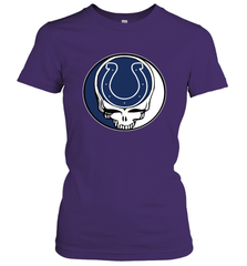 Indianapolis Colts Grateful Dead Steal Your Face NFL Football Womens T-Shirt Womens T-Shirt - VeigarTee