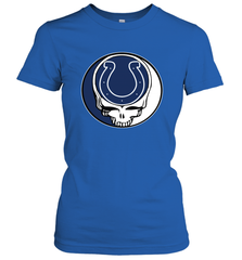 Indianapolis Colts Grateful Dead Steal Your Face NFL Football Womens T-Shirt Womens T-Shirt - VeigarTee
