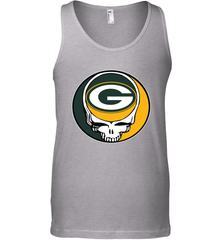Green Bay Packers Grateful Dead Steal Your Face NFL Football Mens Tank Top Mens Tank Top - VeigarTee
