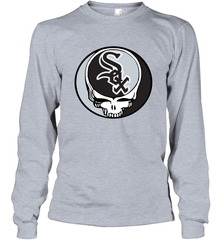 Chicago White Sox Grateful Dead Steal Your Face Baseball Adult Long Sleeve T-Shirt Adult Long Sleeve T-Shirt - VeigarTee