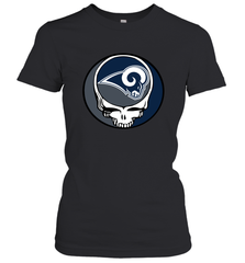 Los Angeles Rams Grateful Dead Steal Your Face NFL Football Womens T-Shirt Womens T-Shirt - VeigarTee