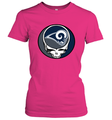 Los Angeles Rams Grateful Dead Steal Your Face NFL Football Womens T-Shirt Womens T-Shirt - VeigarTee