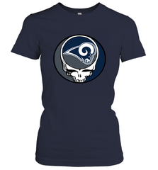 Los Angeles Rams Grateful Dead Steal Your Face NFL Football Womens T-Shirt Womens T-Shirt - VeigarTee