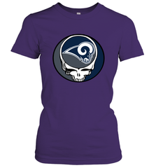 Los Angeles Rams Grateful Dead Steal Your Face NFL Football Womens T-Shirt Womens T-Shirt - VeigarTee