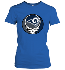Los Angeles Rams Grateful Dead Steal Your Face NFL Football Womens T-Shirt Womens T-Shirt - VeigarTee
