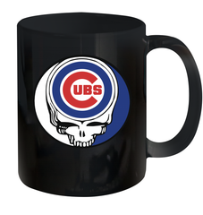 Chicago Cubs Grateful Dead Steal Your Face Baseball Ceramic Mug 11oz Ceramic Mug 11oz - VeigarTee