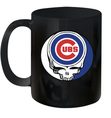 Chicago Cubs Grateful Dead Steal Your Face Baseball Ceramic Mug 11oz Ceramic Mug 11oz - VeigarTee