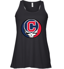 Cleveland Indians Grateful Dead Steal Your Face Baseball Womens Racerback Tank Top Womens Racerback Tank Top - VeigarTee