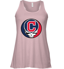 Cleveland Indians Grateful Dead Steal Your Face Baseball Womens Racerback Tank Top Womens Racerback Tank Top - VeigarTee