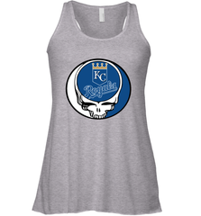 Kansas City Royals Grateful Dead Steal Your Face Baseball Womens Racerback Tank Top Womens Racerback Tank Top - VeigarTee