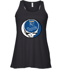 Kansas City Royals Grateful Dead Steal Your Face Baseball Womens Racerback Tank Top Womens Racerback Tank Top - VeigarTee