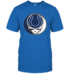 Indianapolis Colts Grateful Dead Steal Your Face NFL Football Mens T-Shirt Mens T-Shirt - VeigarTee
