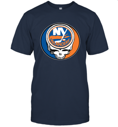 New York Islanders Grateful Dead Steal Your Face Hockey NHL Mens T-Shirt