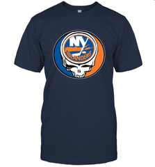 New York Islanders Grateful Dead Steal Your Face Hockey NHL Mens T-Shirt Mens T-Shirt - VeigarTee