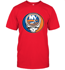 New York Islanders Grateful Dead Steal Your Face Hockey NHL Mens T-Shirt Mens T-Shirt - VeigarTee