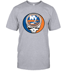 New York Islanders Grateful Dead Steal Your Face Hockey NHL Mens T-Shirt Mens T-Shirt - VeigarTee