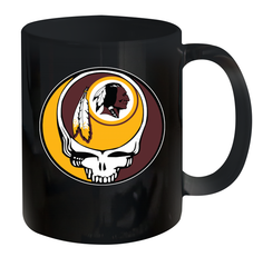 Washington Redskins Grateful Dead Steal Your Face NFL Football Ceramic Mug 11oz Ceramic Mug 11oz - VeigarTee