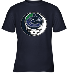 Vancouver Canucks Grateful Dead Steal Your Face Hockey NHL Youth T-Shirt