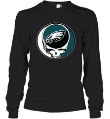 Philadelphia Eagles Grateful Dead Steal Your Face NFL Football Adult Long Sleeve T-Shirt Adult Long Sleeve T-Shirt - VeigarTee