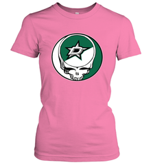 Dallas Stars Grateful Dead Steal Your Face Hockey NHL Womens T-Shirt Womens T-Shirt - VeigarTee