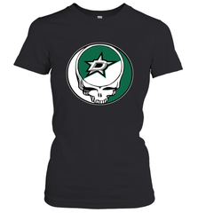 Dallas Stars Grateful Dead Steal Your Face Hockey NHL Womens T-Shirt Womens T-Shirt - VeigarTee