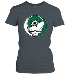 Dallas Stars Grateful Dead Steal Your Face Hockey NHL Womens T-Shirt Womens T-Shirt - VeigarTee