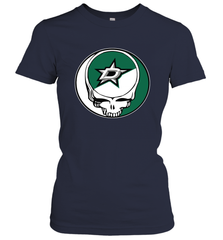Dallas Stars Grateful Dead Steal Your Face Hockey NHL Womens T-Shirt Womens T-Shirt - VeigarTee