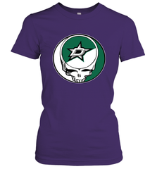 Dallas Stars Grateful Dead Steal Your Face Hockey NHL Womens T-Shirt Womens T-Shirt - VeigarTee