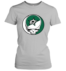 Dallas Stars Grateful Dead Steal Your Face Hockey NHL Womens T-Shirt Womens T-Shirt - VeigarTee