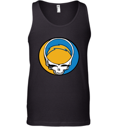 Los Angeles Chargers Grateful Dead Steal Your Face NFL Football Mens Tank Top