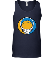 Los Angeles Chargers Grateful Dead Steal Your Face NFL Football Mens Tank Top