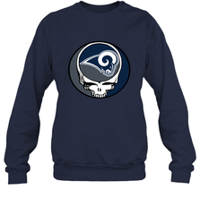Los Angeles Rams Grateful Dead Steal Your Face NFL Football Adult Sweatshirt Adult Sweatshirt - VeigarTee