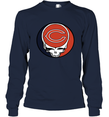 Chicago Bears Grateful Dead Steal Your Face NFL Football Adult Long Sleeve T-Shirt Adult Long Sleeve T-Shirt - VeigarTee