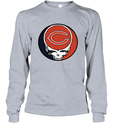 Chicago Bears Grateful Dead Steal Your Face NFL Football Adult Long Sleeve T-Shirt Adult Long Sleeve T-Shirt - VeigarTee